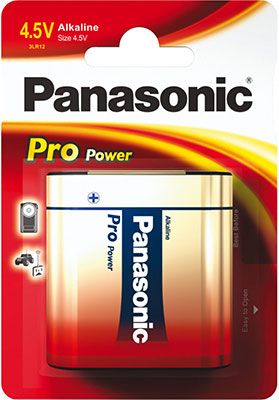 Батарейки щелочные Panasonic 3RL12 Pro Power в блистере 1 шт. (3LR12XEG/1B)