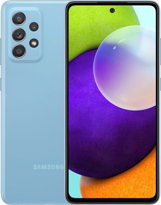 Смартфон Samsung Galaxy A52 SM-A525F 256Gb голубой