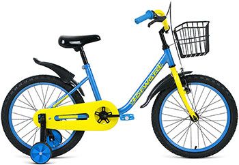 Велосипед Forward BARRIO 18 (18'' 1 ск.) 2020-2021 синий 1BKW1K1D1005