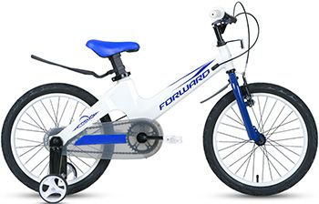 Велосипед Forward COSMO 16 2.0 (16'' 1 ск.) 2020-2021 белый 1BKW1K7C1013