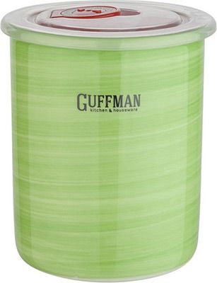 Керамическая банка с крышкой Guffman C-06-001-G зеленый 0.7 л