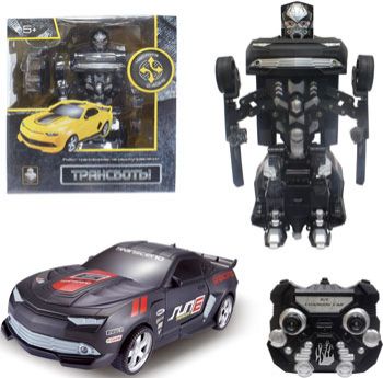 Трансформер 1 Toy на р/у 2 4GHz ''Muscle car'' чёрный