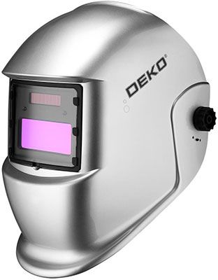 Маска сварщика Deko DKM SILVER с автоматическим светофильтром серый