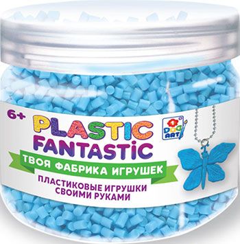 Пластик гранулированный 1 Toy Plastic Fantastic 95 г голубой Т20218