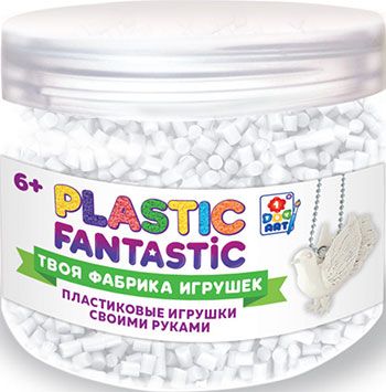 Пластик гранулированный 1 Toy Plastic Fantastic 95 г белый Т20222