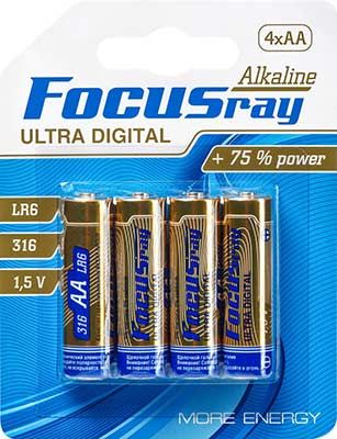 Батарейки FOCUSray ULTRA DIGITAL LR06/BL4 2/48/288