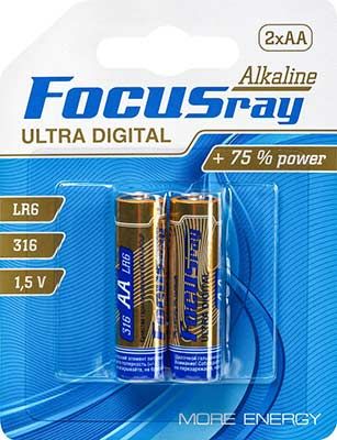 Батарейки FOCUSray ULTRA DIGITAL LR06/BL2 2/24/288