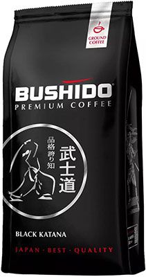 Кофе молотый Bushido Black Katana 227гр Ground Pack