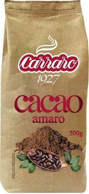 Какао Carraro Amaro чистое горькое без сахара 0 5кг