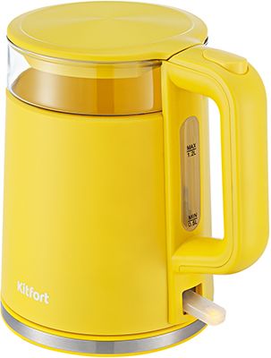 Чайник электрический Kitfort КТ-6124-5 желтый