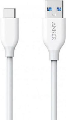 USB кабель ANKER A8163 60W A3.0->C 0.9м WT