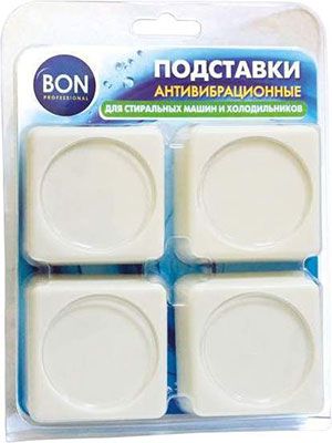 Резиновые антивибрационные подставки для стиральных машин и холодильников BON BN-610 комплект