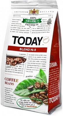 Кофе зерновой Today Blend 8 800гр Beans Pack