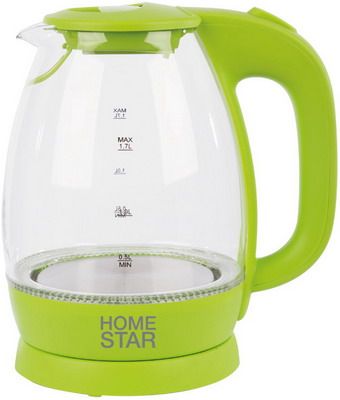 Чайник электрический Homestar HS-1012 003943 зеленый