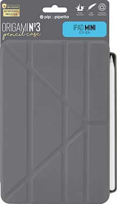 Чеxол-обложка Pipetto для iPad Mini 6 Origami No3 серый (P048-50-S)
