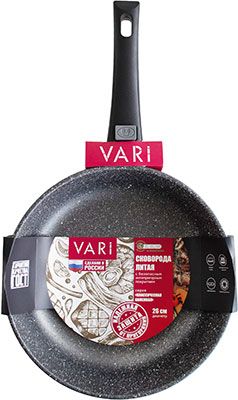 Сковорода Vari каменная 26см серый гранит KKLGRBK30226