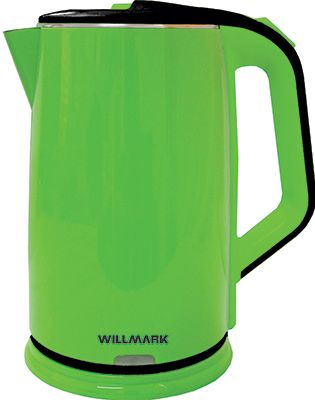 Чайник электрический WILLMARK WEK-2012PS салатовый