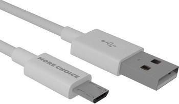 Кабель MoreChoice Smart USB 3.0A для micro USB K42Sm ТРЕ 1м (White)