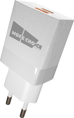 Сетевое ЗУ MoreChoice 2USB 2.1A для Lightning 8-pin NC24i (White)
