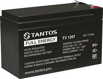 Аккумулятор Tantos 12В 7 А∙ ч (TS 1207)
