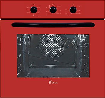 Встраиваемый электрический духовой шкаф Лысьва ER0006G00 красный