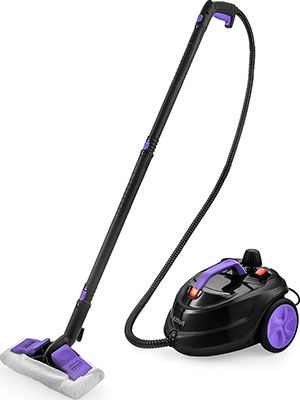 Пароочиститель Kitfort КТ-9104-1 черно-фиолетовый