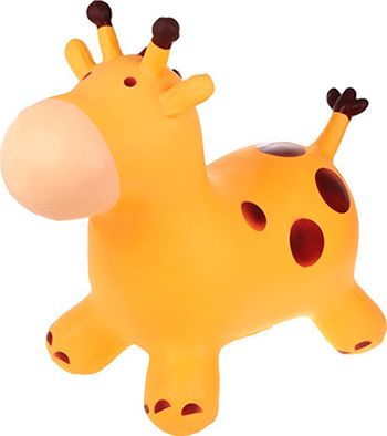 Животное-прыгун Moby Kids Жирафик жёлтый 646733