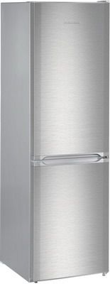 Двухкамерный холодильник Liebherr CUef 3331-22 001 фронт нерж. сталь