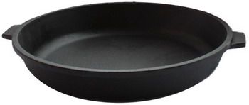 Сковорода Камская посуда у3250 чугунная 320х50 с двумя ушками