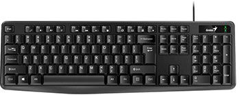 Клавиатура проводная узкая Genius Smart KB-117 черный
