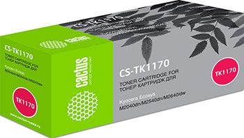Картридж Cactus CS-TK1170 черный (7200стр.) для Kyocera Ecosys M2040dn/ M2540dn/M2640idw