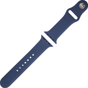 Ремешок силиконовый Red Line для Apple Watch – 42/44 mm (S3/S4/S5/SE/S6) синий