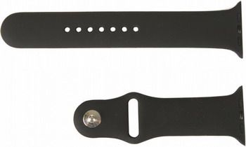 Ремешок для смарт-часов mObility для Apple watch - 38-40 mm черный УТ000018883