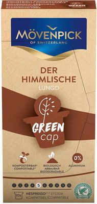Кофе капсульный Movenpick Der Himmlische Lungo Green Cap 10 капсул по 5 7г