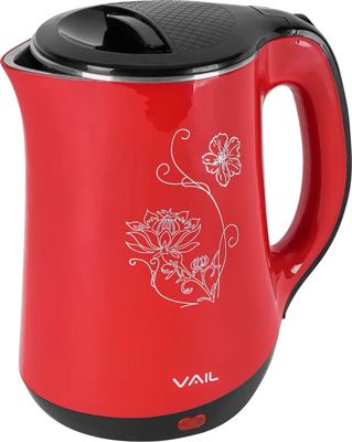 Чайник электрический Vail VL-5551 красный 1 8 л.