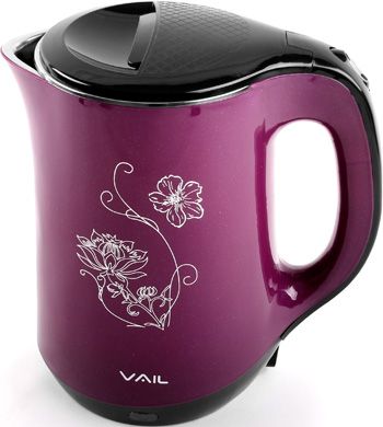 Чайник электрический Vail VL-5551 фиолетовый 1 8 л.