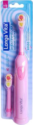 Электрическая зубная щётка Лонга Вита KAB-2P розовая