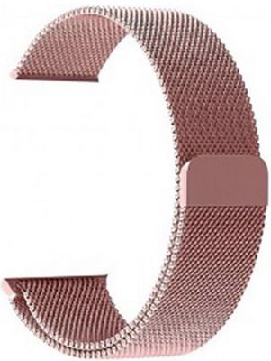 Ремешок для смарт-часов Barn&Hollis универсальный магнитный 22 mm металл розовое золото УТ000026799
