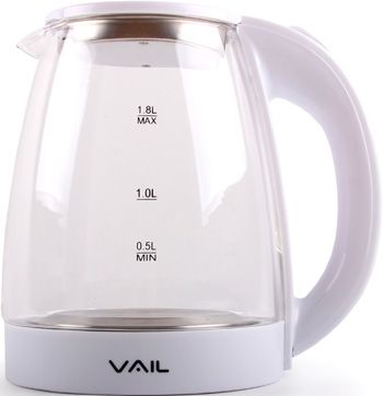 Чайник электрический Vail VL-5550 белый 1 8 л.