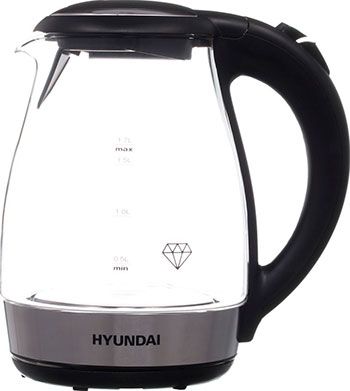 Чайник электрический Hyundai HYK-G2030 черный