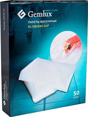 Пакет для вакуумной упаковки Gemlux GL-VB2840-50P