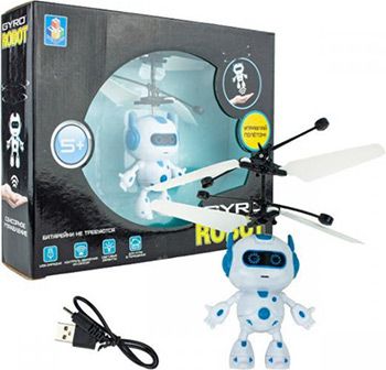 Робот 1 Toy на сенсорном управлении Gyro-Robot со светом акб коробка Т16684