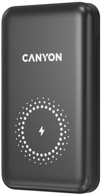 Внешний аккумулятор с беспроводной магнитной зарядкой Canyon PB-1001 10000 мАч CNS-CPB1001B