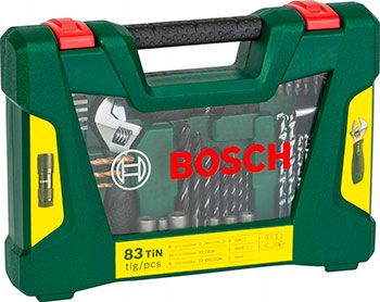 Набор принадлежностей Bosch V-line 83 предмета (жесткий кейс)