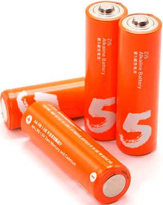 Батарейки алкалиновые Zmi Rainbow Zi5 4 шт. AA5 оранжевые