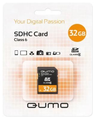 Карта памяти QUMO SDHC 32 GB Class 6