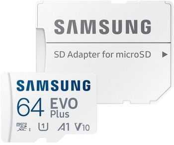 Карта памяти Samsung MicroSDXC Evo Plus 64GB (MB-MC64KA/CN)