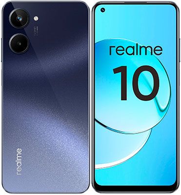 Смартфон Realme 10 RMX3630 128Gb 8Gb черный 3G 4G