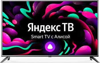 4K (UHD) телевизор Starwind SW-LED55UG400 Smart Яндекс.ТВ стальной