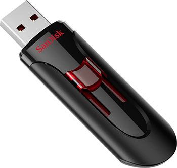 Флеш-накопитель Sandisk USB3 128GB SDCZ600-128G-G35 черный/красный